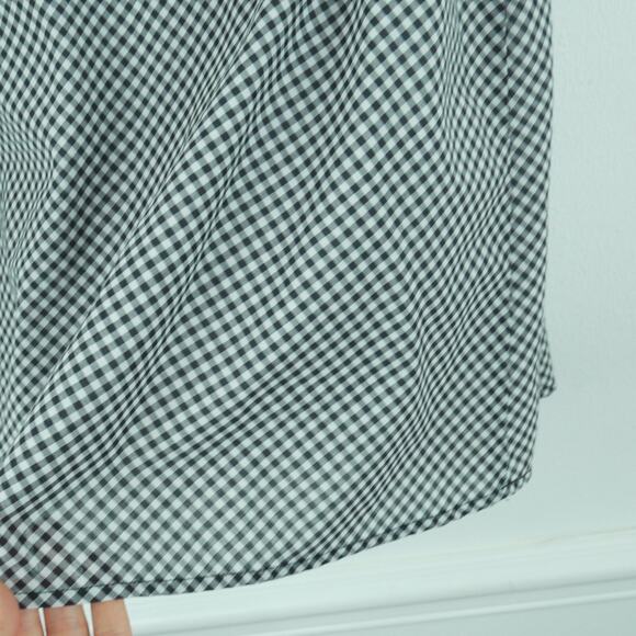 Vintage Size 14 Skirt Y2K Gingham A Line Preppy Punk Cottagecore Skater Retro - Picture 4 of 6